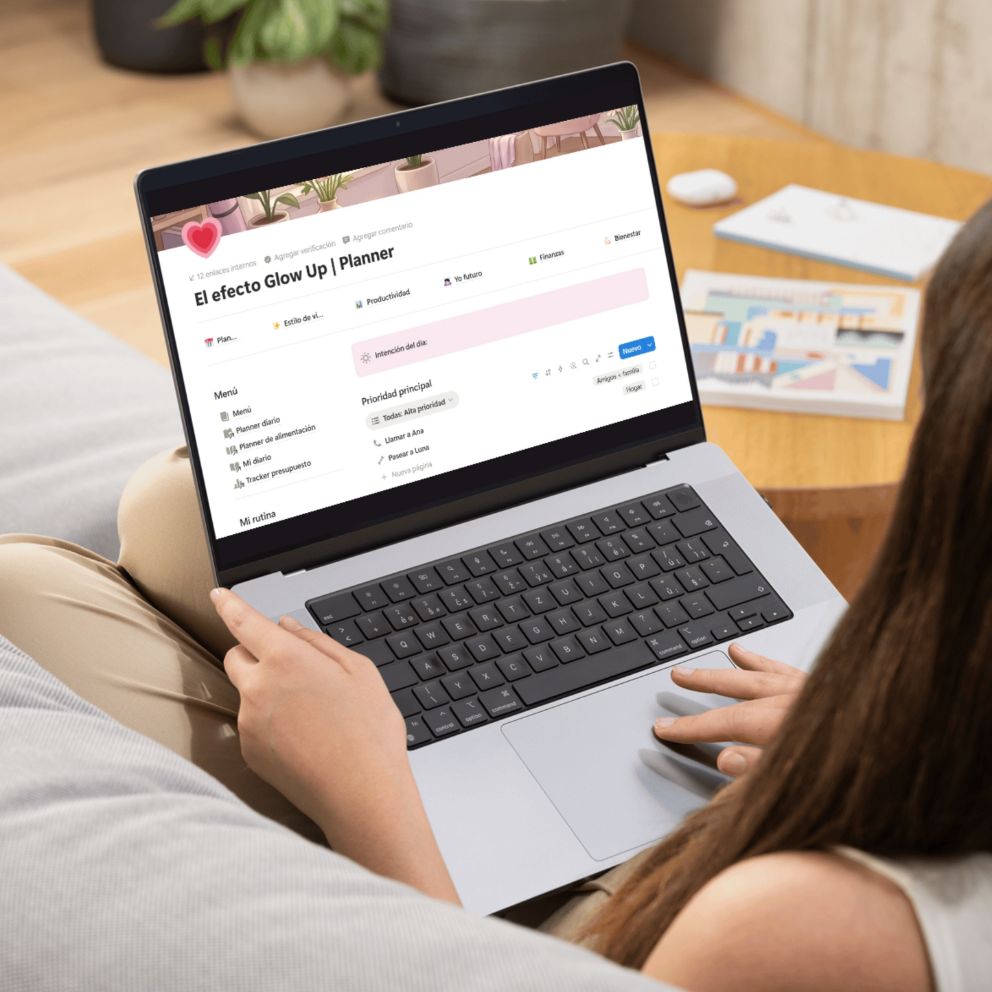 Planner El efecto Glow Up + 2 bonus de regalo🎁