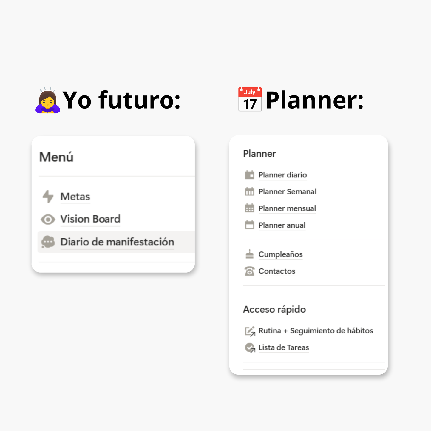 Planner El efecto Glow Up + 2 bonus de regalo🎁